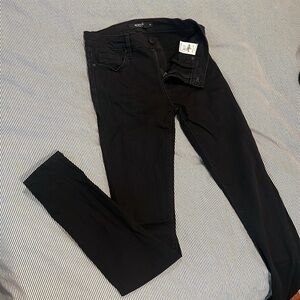 Hudson Nico super skinny black jeans